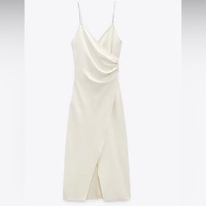 NWOT Zara sparkly strap slip dress